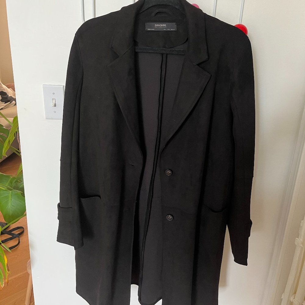 Zara 70s Style Suede coat